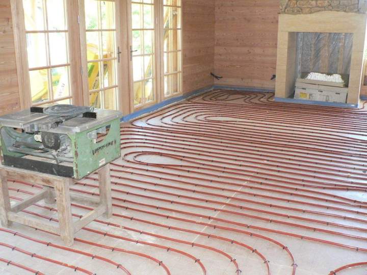 Plancher chauffant maison neuve Sarlat-la-Canéda